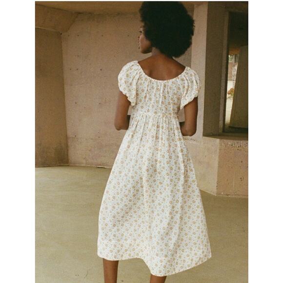 Doen Piazza Dress in Alabaster Countryside - Picture 9 of 10
